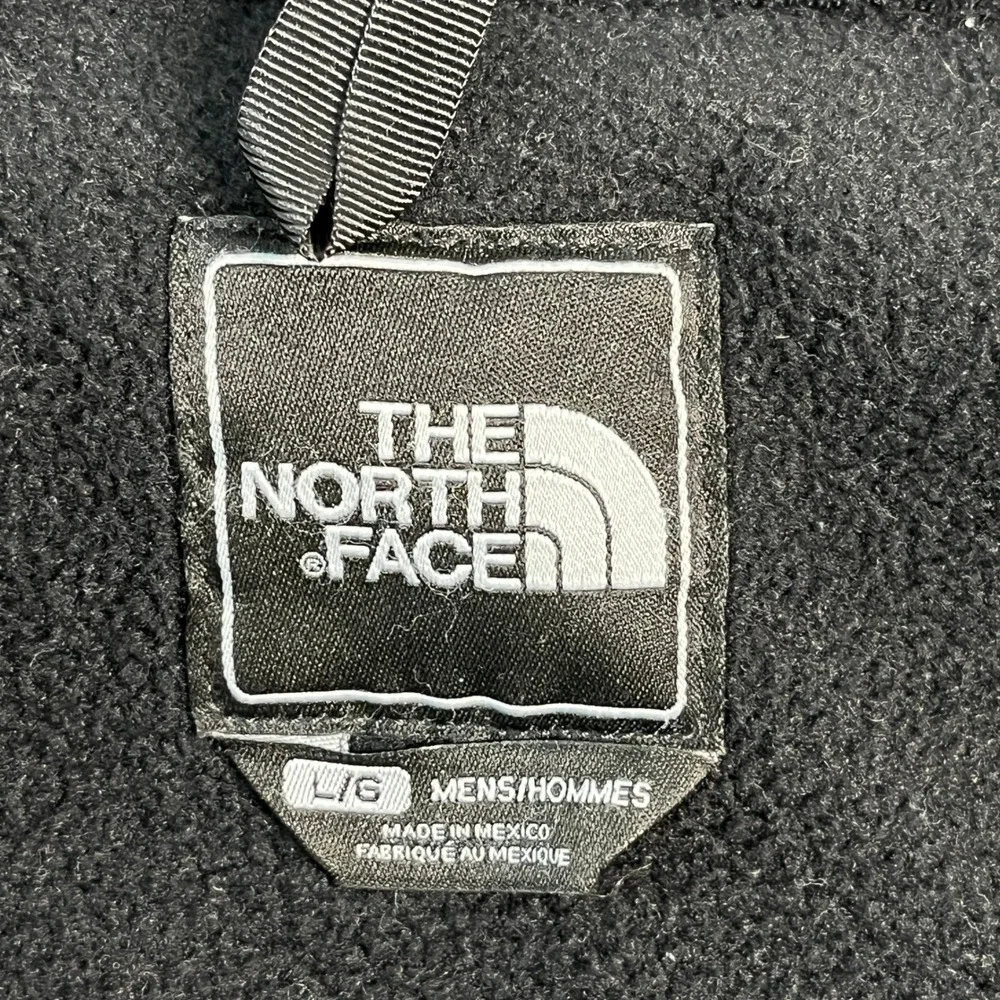 The North Face Denali Polartec Fleece Jacket Mens Large Black Full Zip Venting